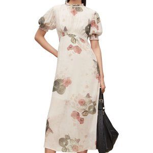 ALL SAINTS Laverna Asago Midi Dress NWOT